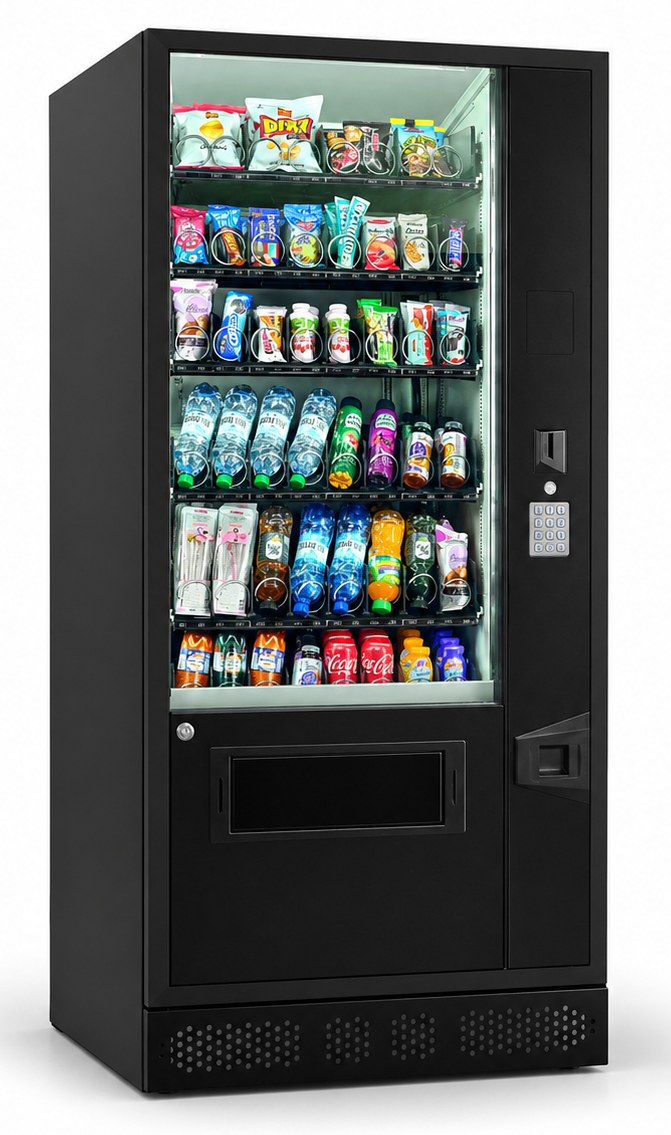Máquina vending X50 para snacks y bebidas