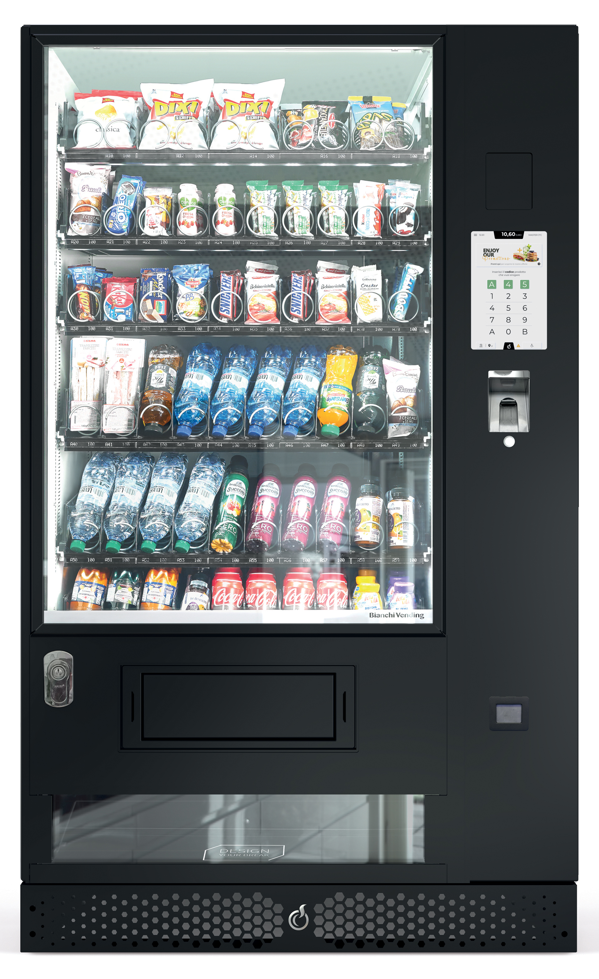 Máquina vending XL antivandálica para tiendas 24 horas